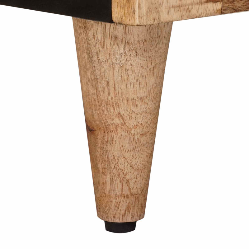 Bufet z drzwiami Naturalny 80 x 33,5 x 75 cm Drewno z mango