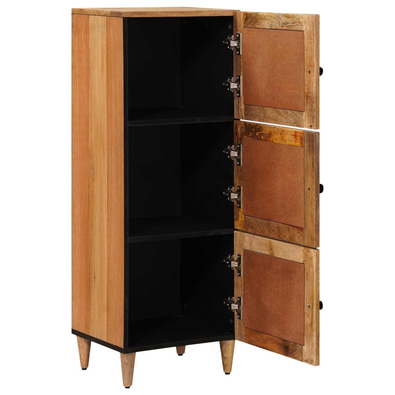 Highboard z drzwiami Naturalny 40 x 33 x 110 cm Drewno z mango