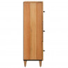 Highboard z drzwiami Naturalny 40 x 33 x 110 cm Drewno z mango