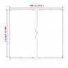 Przezroczysta plandeka z oczkami 4x8 m PVC