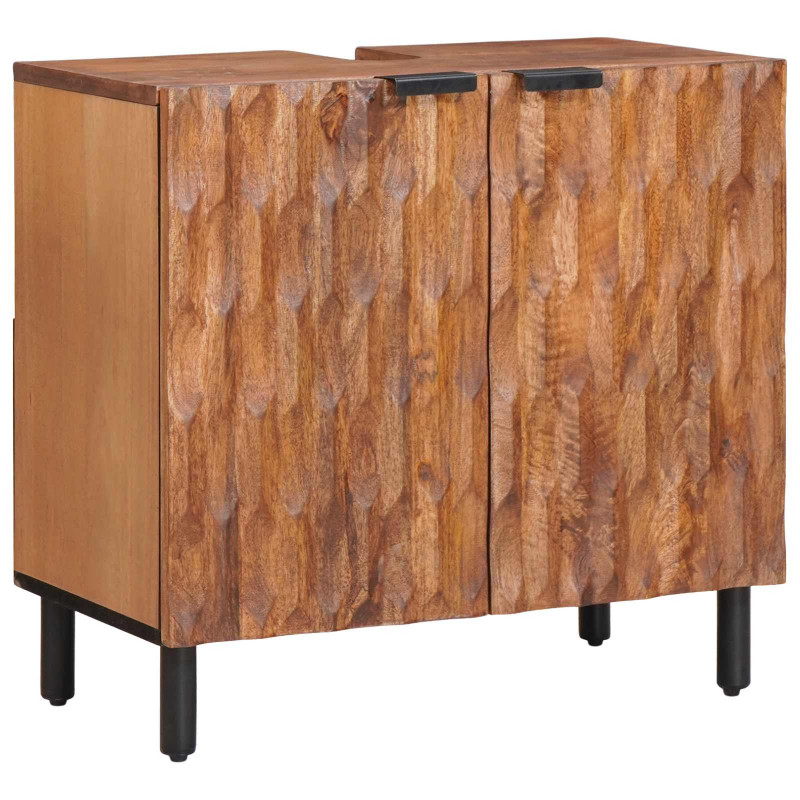 Szafka pod umywalkę Brązowy 62 x 33 x 58 cm Drewno z mango