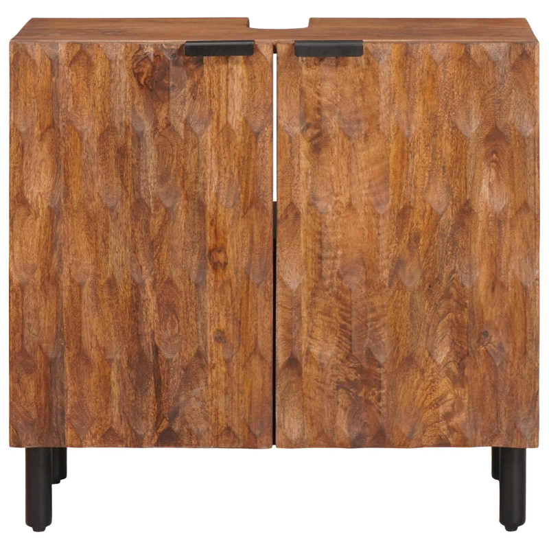 Szafka pod umywalkę Brązowy 62 x 33 x 58 cm Drewno z mango