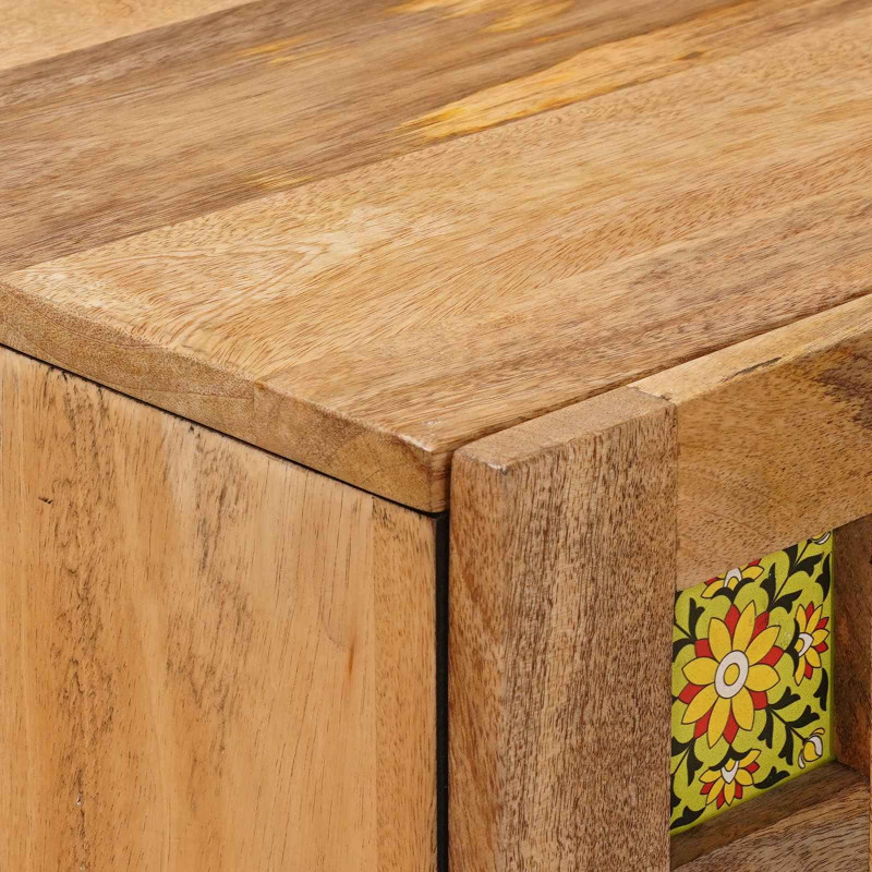 Highboard Naturalny 60 x 33,5 x 100 cm Drewno z mango
