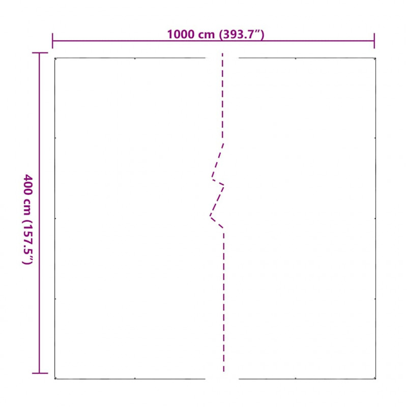 Przezroczysta plandeka z oczkami 4x10 m PVC