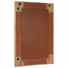 Lustro łazienkowe Naturalny 50 x 70 x 3 cm Drewno z mango
