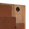 Lustro łazienkowe Naturalny 50 x 70 x 3 cm Drewno z mango