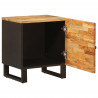 Szafka Nocna 2 pcs Brązowy 40 x 33 x 46 cm Drewno z mango