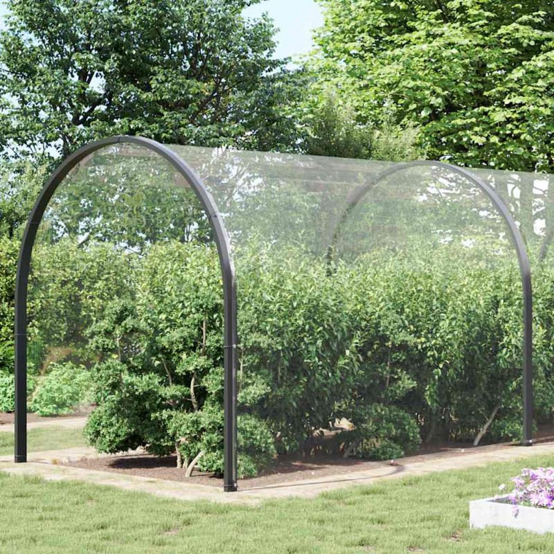 Przezroczysta plandeka z oczkami 5x12 m PVC