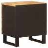 Szafka Nocna 2 pcs Brązowy 40 x 33 x 46 cm Drewno z mango