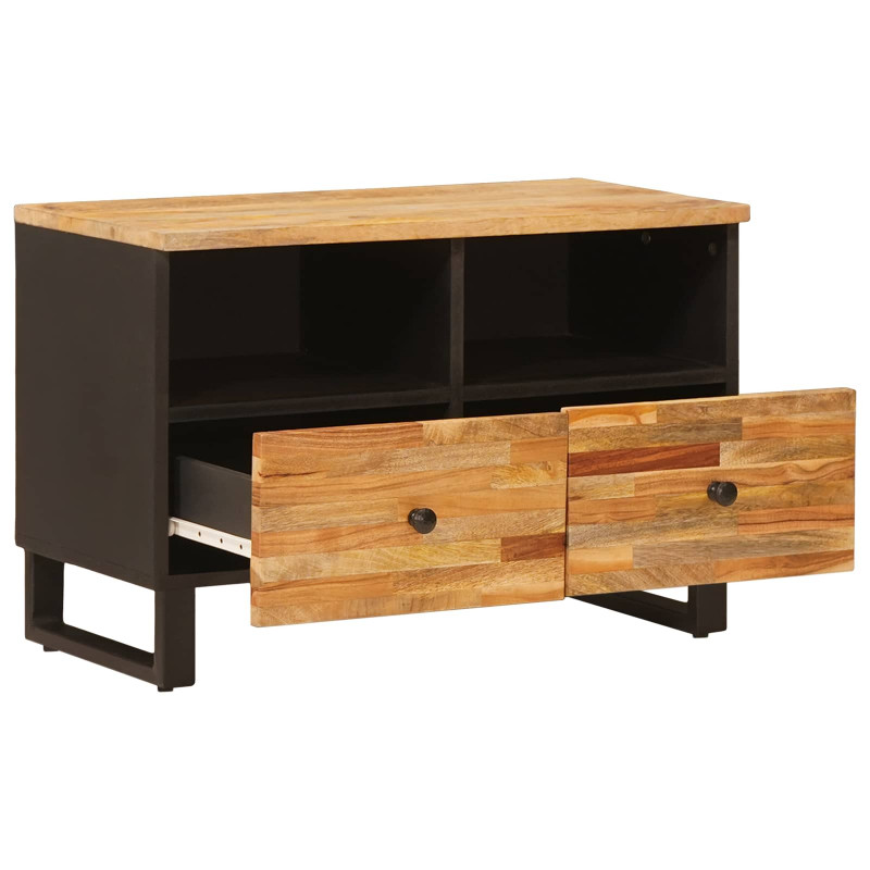 Szafka pod telewizor Brązowy 70 x 33 x 46 cm Drewno z mango