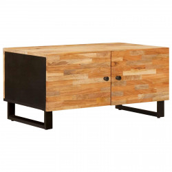 Stolik kawowy Brązowy 80 x 50 x 40 cm Drewno z mango