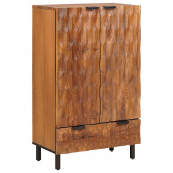 Highboard Wykończenie w kolorze brązowego akacji Drewno z mango