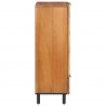 Highboard Wykończenie w kolorze brązowego akacji Drewno z mango