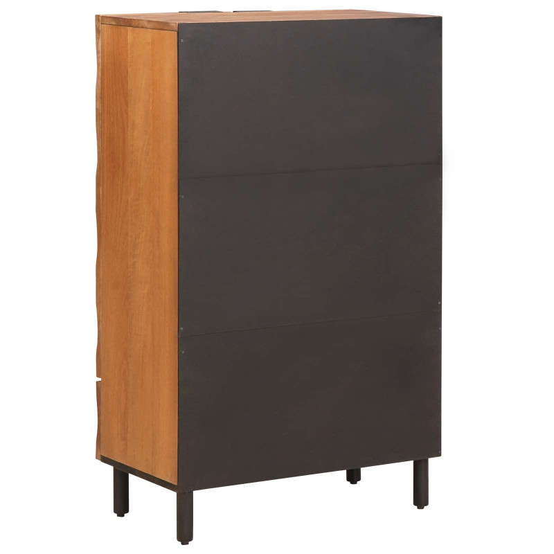 Highboard Wykończenie w kolorze brązowego akacji Drewno z mango