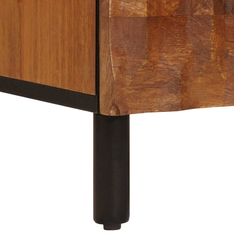 Highboard Wykończenie w kolorze brązowego akacji Drewno z mango