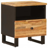 Szafka łóżkowa 2 pcs Brązowy 40 x 33 x 46 cm Drewno z mango