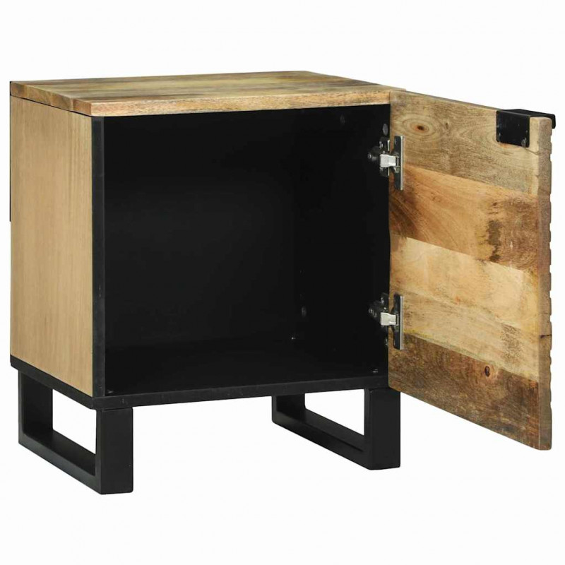 Szafka Nocna Brązowy 40 x 33 x 46 cm Lite drewno akacjowe