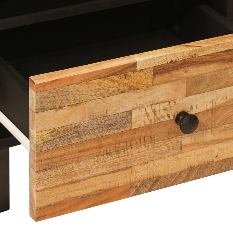 Szafka łóżkowa 2 pcs Brązowy 40 x 33 x 46 cm Drewno z mango
