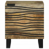 Szafka Nocna 2 pcs Brązowy 40 x 33 x 46 cm Lite drewno akacjowe