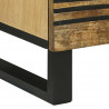 Szafka Nocna 2 pcs Brązowy 40 x 33 x 46 cm Lite drewno akacjowe