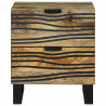 Szafka Nocna 2 pcs Brązowy 40 x 33 x 46 cm Lite drewno akacjowe