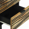 Szafka Nocna 2 pcs Brązowy 40 x 33 x 46 cm Lite drewno akacjowe