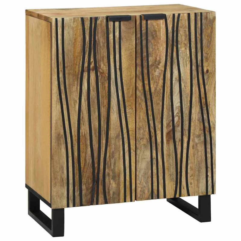 Bufet Naturalny 60 x 33,5 x 75 cm Drewno z mango