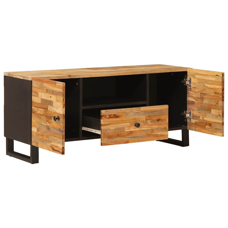 Szafka pod telewizor Brązowy 105 x 33 x 46 cm Drewno z mango