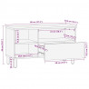 Szafka pod TV, czarne, 80x33,5x46 cm, surowe lite drewno mango