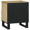 Szafka Nocna 2 pcs Brązowy 40 x 33 x 46 cm Lite drewno akacjowe
