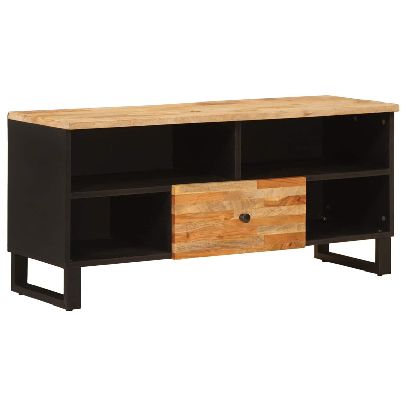 Szafka pod telewizor Brązowy 100 x 33 x 46 cm Drewno z mango