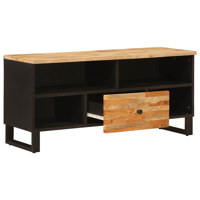 Szafka pod telewizor Brązowy 100 x 33 x 46 cm Drewno z mango