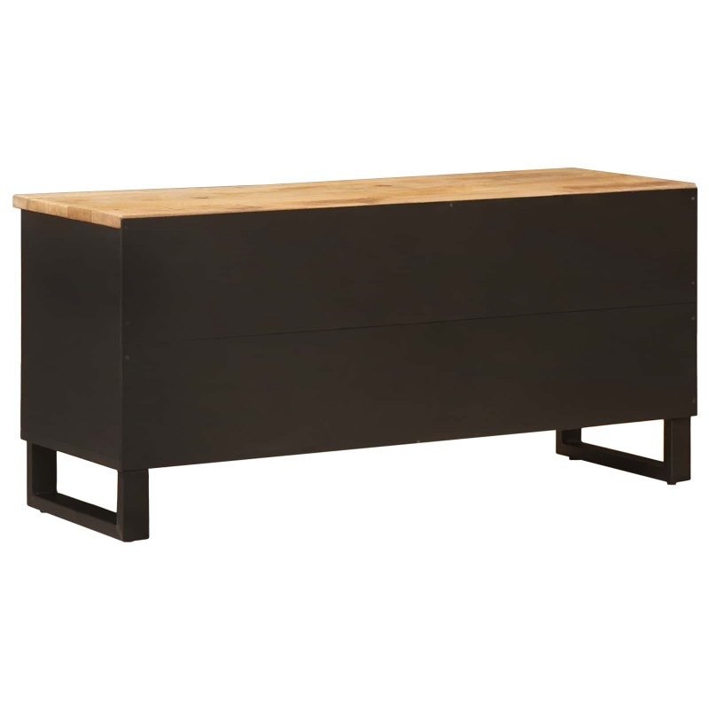 Szafka pod telewizor Brązowy 100 x 33 x 46 cm Drewno z mango