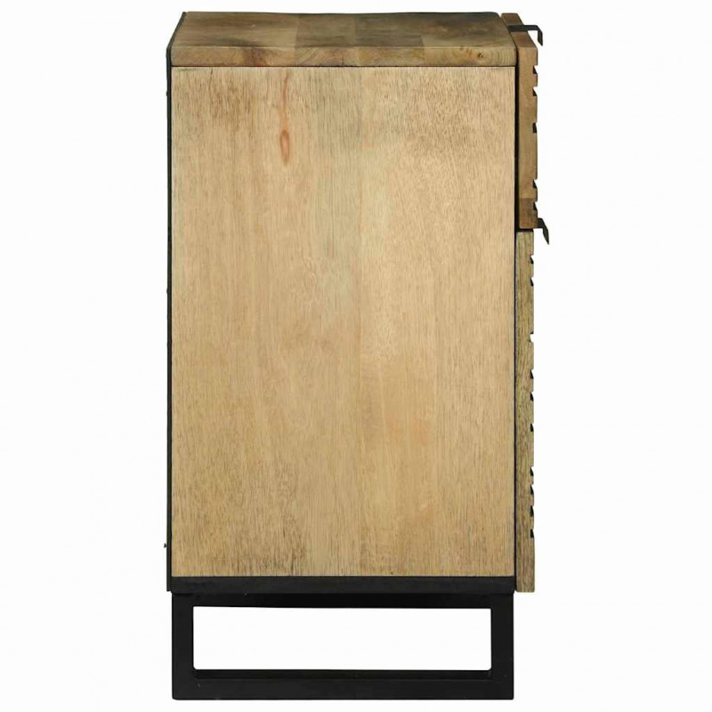 Szafka Nocna Brązowy 50 x 33 x 60 cm Lite drewno akacjowe