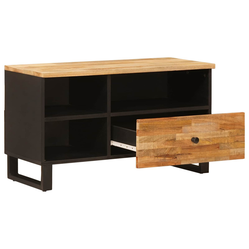 Szafka pod telewizor Brązowy 80 x 33 x 46 cm Drewno z mango