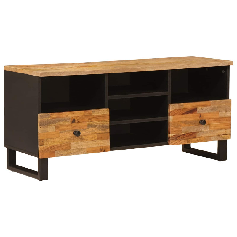 Szafka pod telewizor z szufladą Corona Brązowy 100 x 33 x 46 cm