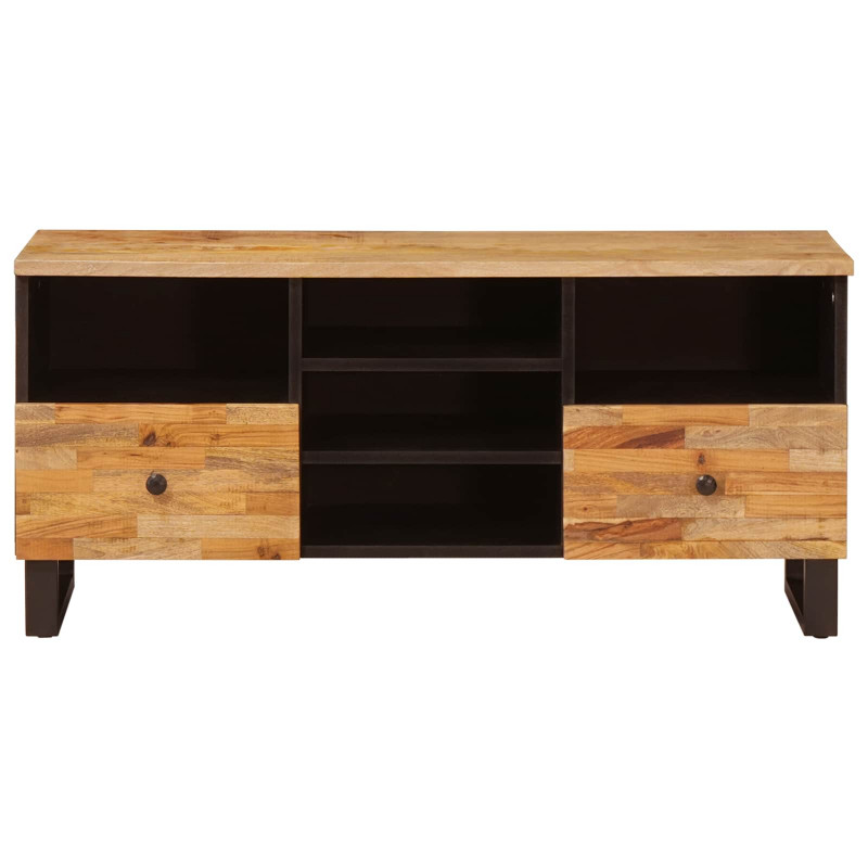 Szafka pod telewizor z szufladą Corona Brązowy 100 x 33 x 46 cm
