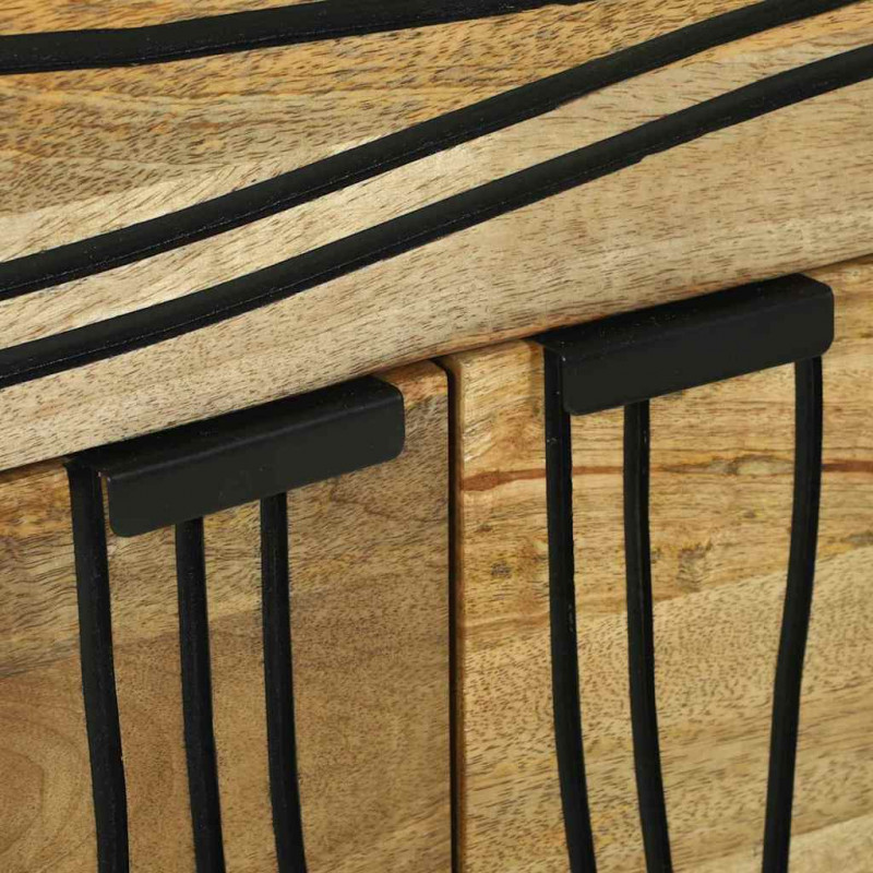 Szafka Nocna Brązowy 50 x 33 x 60 cm Lite drewno akacjowe
