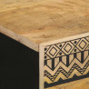 Szafka, 40x33,5x75 cm, lite surowe drewno mango