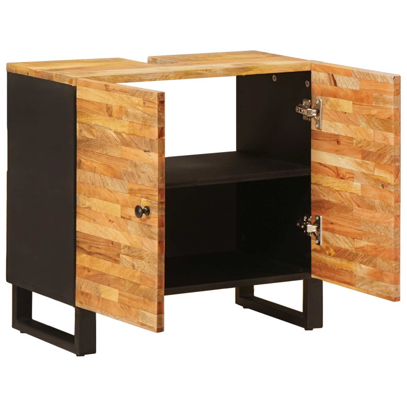 Szafka pod umywalkę Naturalny 62 x 33 x 58 cm Drewno z mango