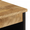 Szafka, 60x33,5x75 cm, lite surowe drewno mango