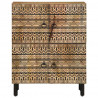 Szafka, 60x33,5x75 cm, lite surowe drewno mango
