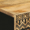 Szafka, 60x33,5x75 cm, lite surowe drewno mango