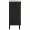 Szafka, 90x33,5x75 cm, lite surowe drewno mango