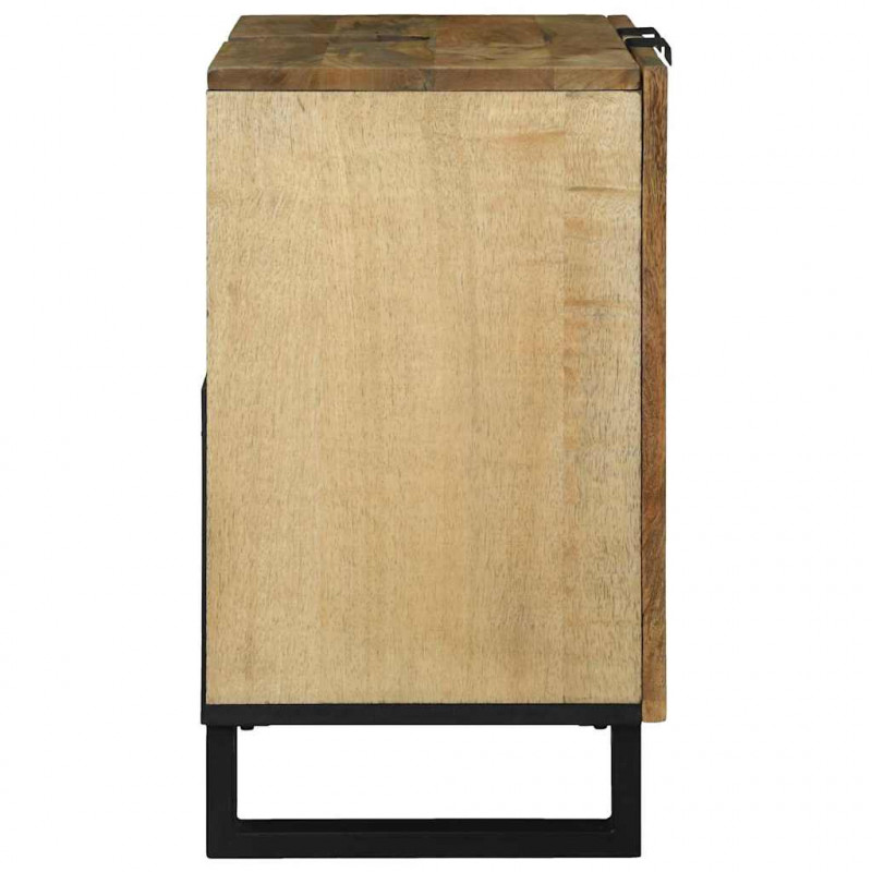Szafka pod umywalkę z półką z drzwiami Brązowy 62 x 33 x 58 cm