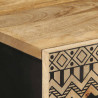 Szafka, 60x33,5x100 cm, surowe lite drewno mango