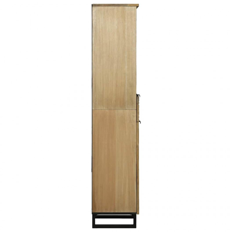 Szafka pod umywalkę z półką z drzwiami Brązowy 38 x 33 x 160 cm