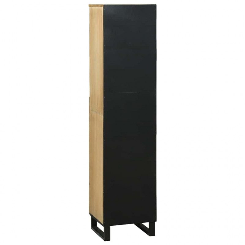 Szafka pod umywalkę z półką z drzwiami Brązowy 38 x 33 x 160 cm