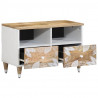 Szafka pod telewizor, 70x33,5x46 cm, lite drewno mango