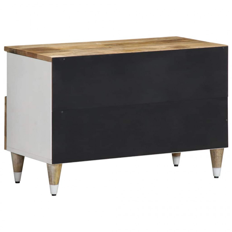 Szafka pod telewizor, 70x33,5x46 cm, lite drewno mango